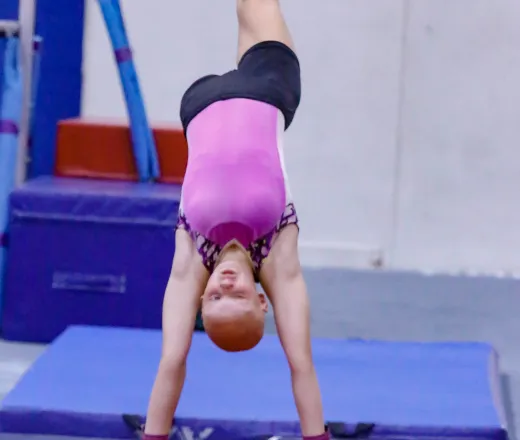 YMCA of the Fox Cities youth tumbling class
