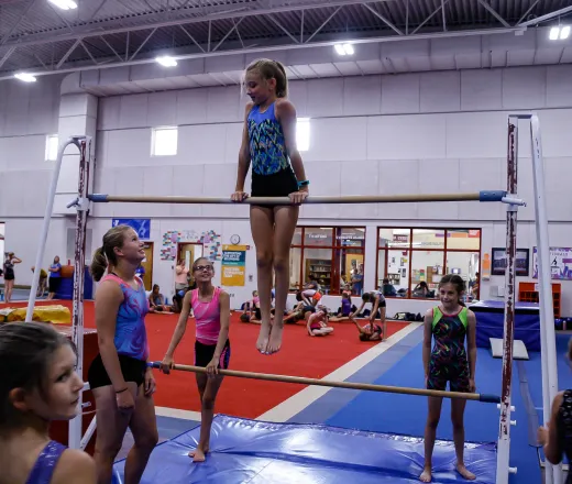 YMCA of the Fox Cities advanced gymnastics classes